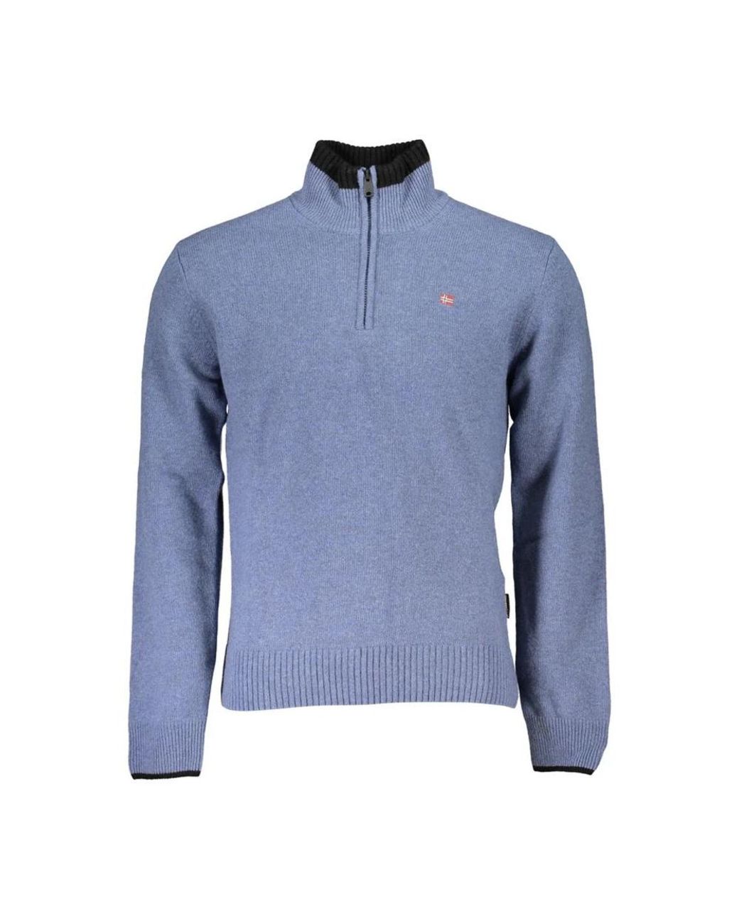 Napapijri Blue Turtlenecks for men