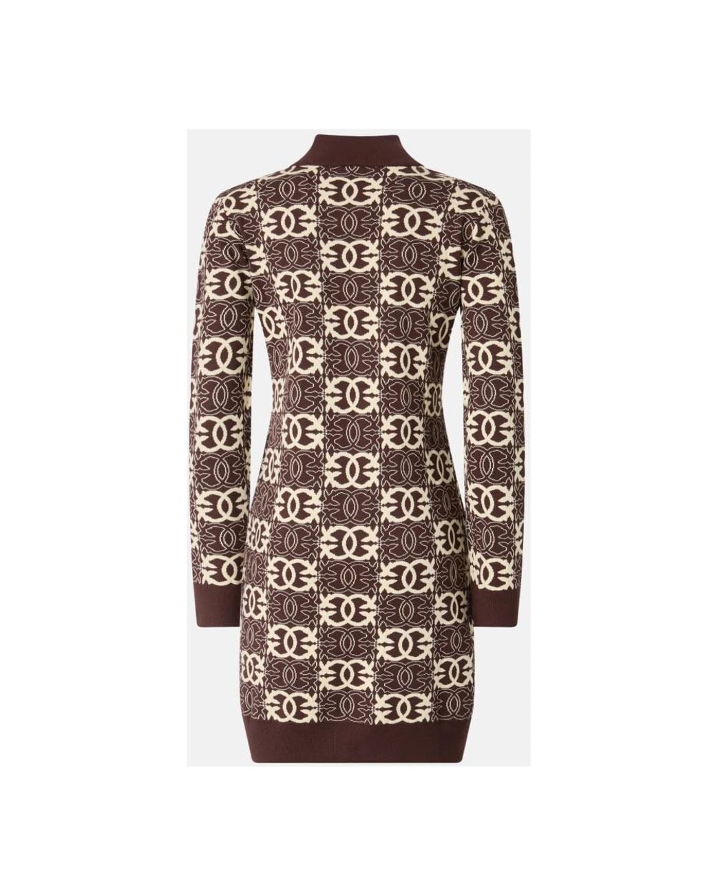 Pinko Brown Knitted Dresses