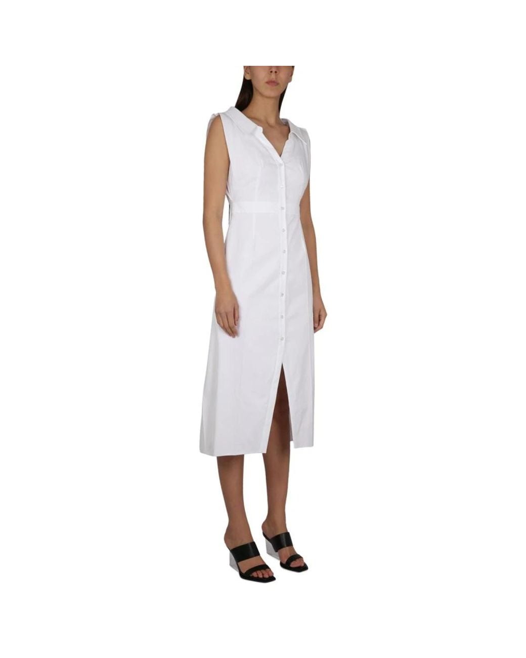 McQueen White Shirt Dresses