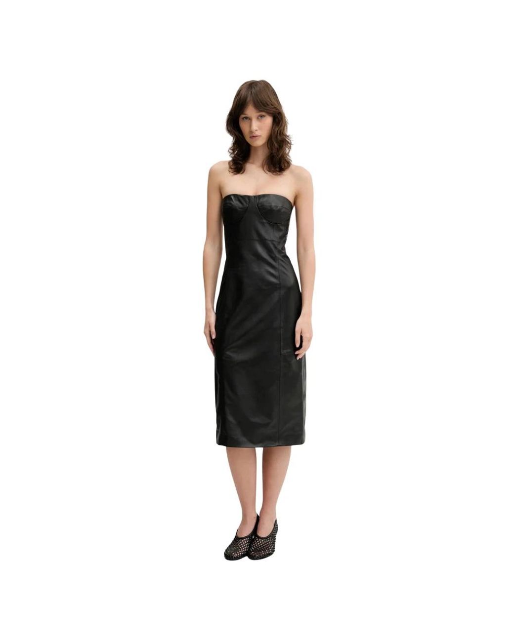 IRO Betti Midi Jurk in het Black