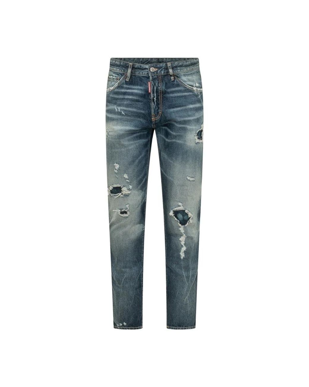 DSquared² Blue Straight Fit Jeans for men