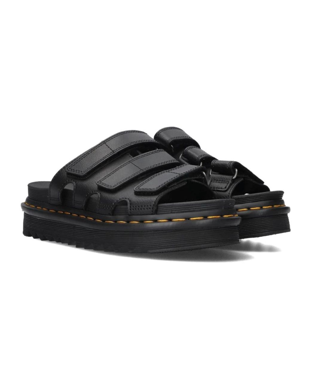 Dr. Martens Black Sliders