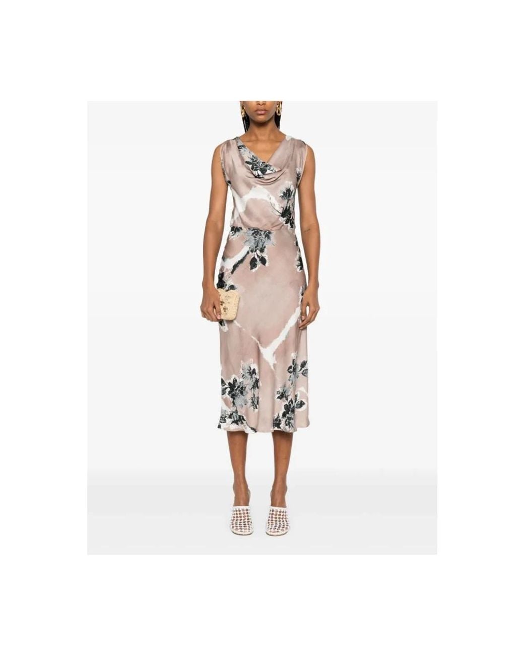 Ermanno Scervino Natural Midi Dresses