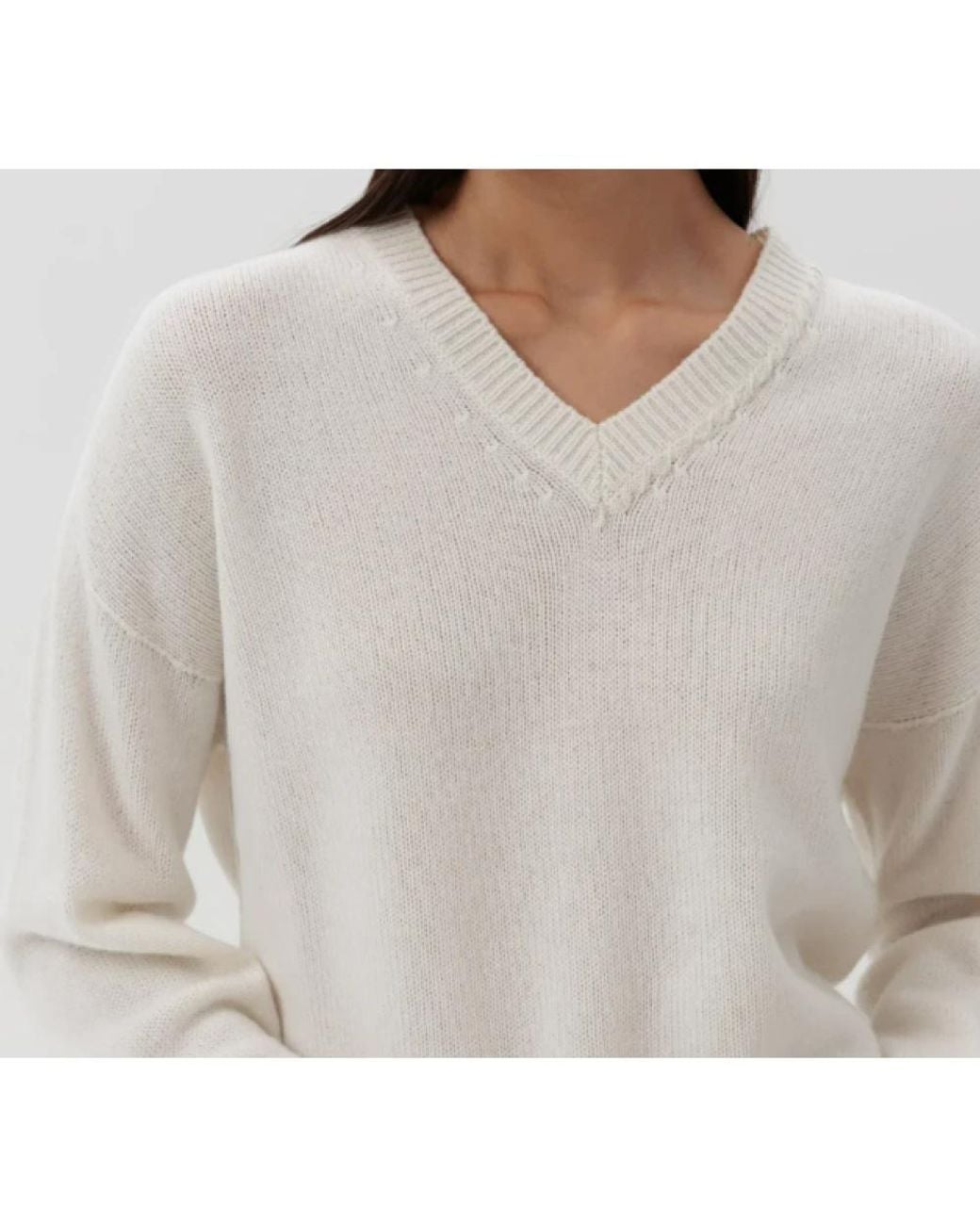 Fabiana Filippi White Cashmere Knitwear