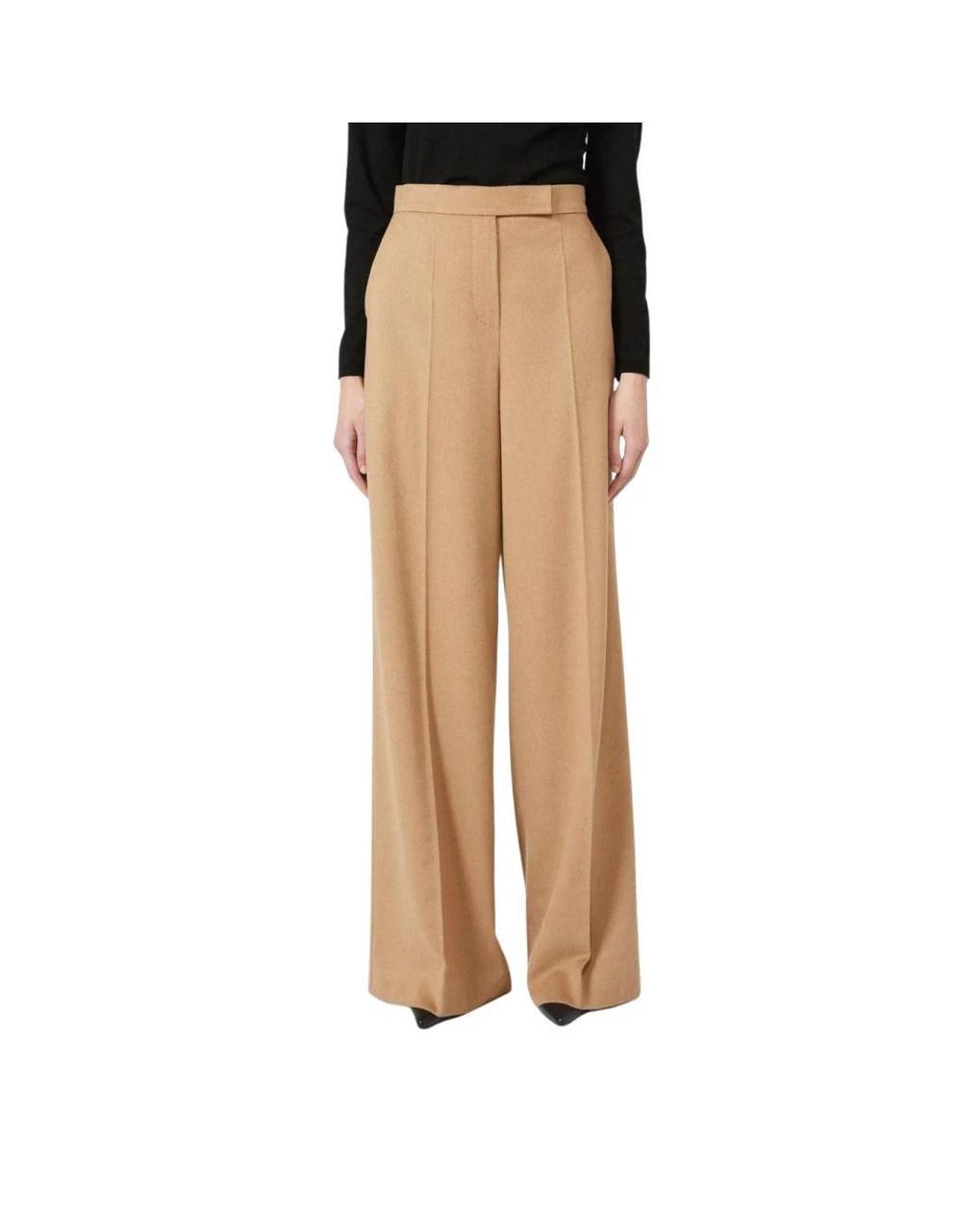 Max Mara Natural Wide Trousers