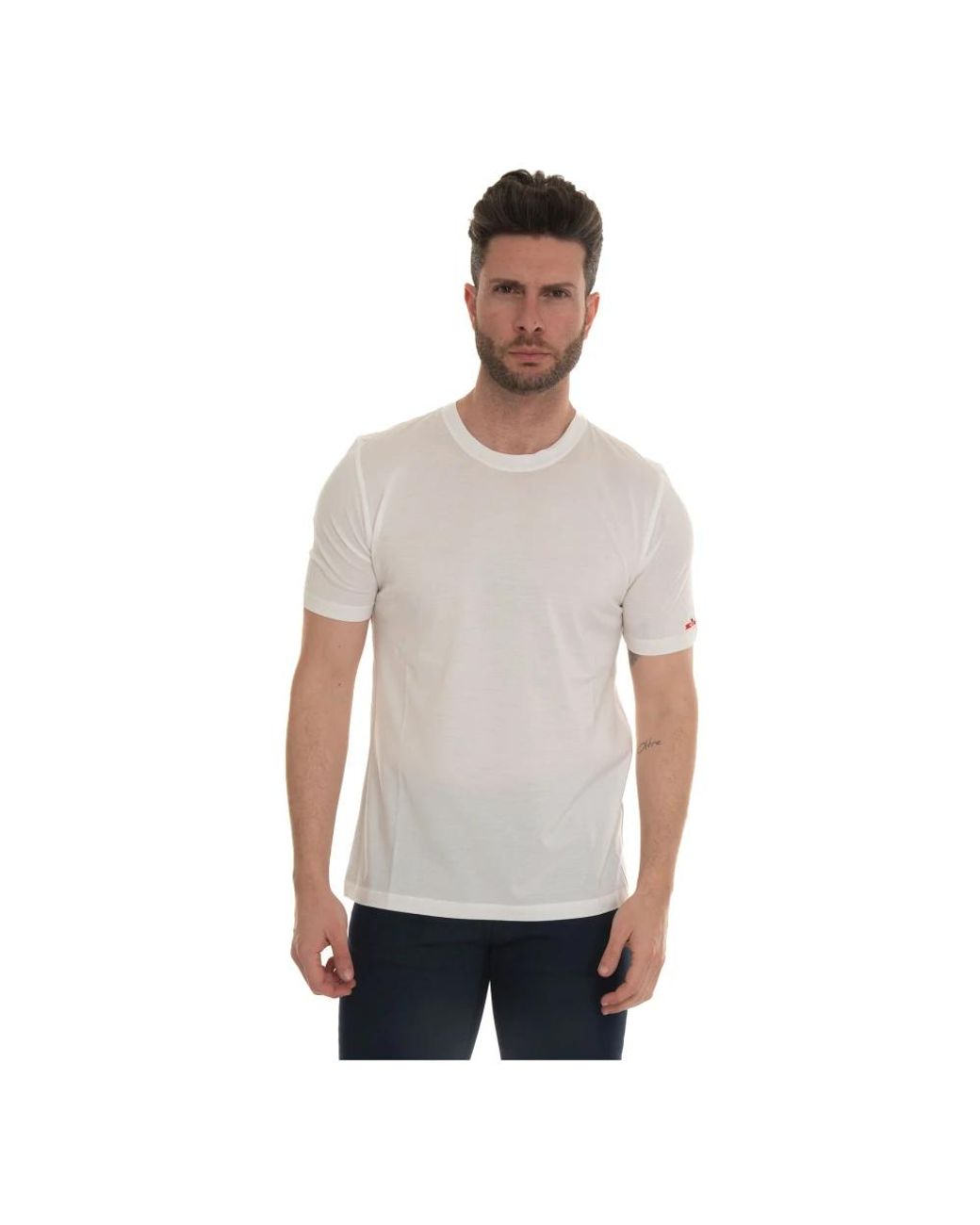 Kiton Tops ,Wit ,Stijlvol T-Shirt in het White voor heren