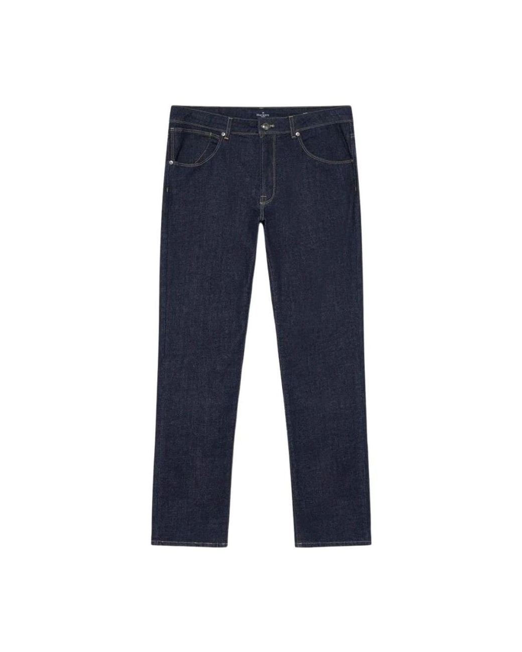 Hackett Wash Denim Broeken in het Blue voor heren