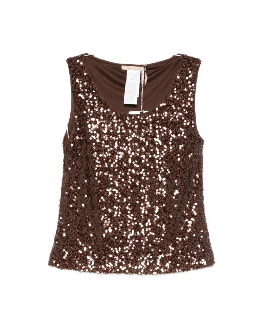 Pennyblack Brown Sleeveless Tops