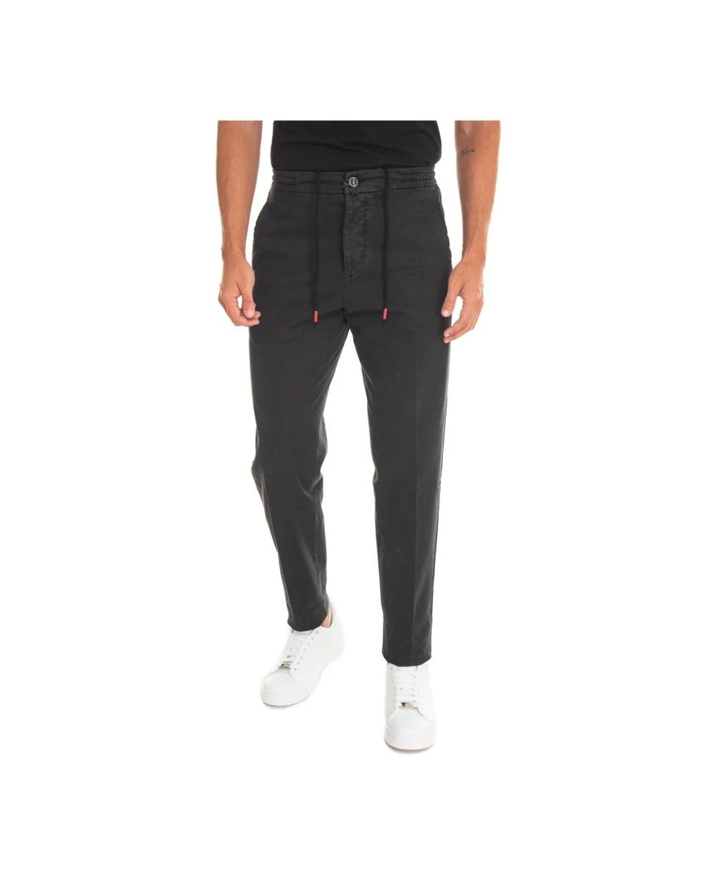 Kiton Trousers > Chinos in het Black voor heren