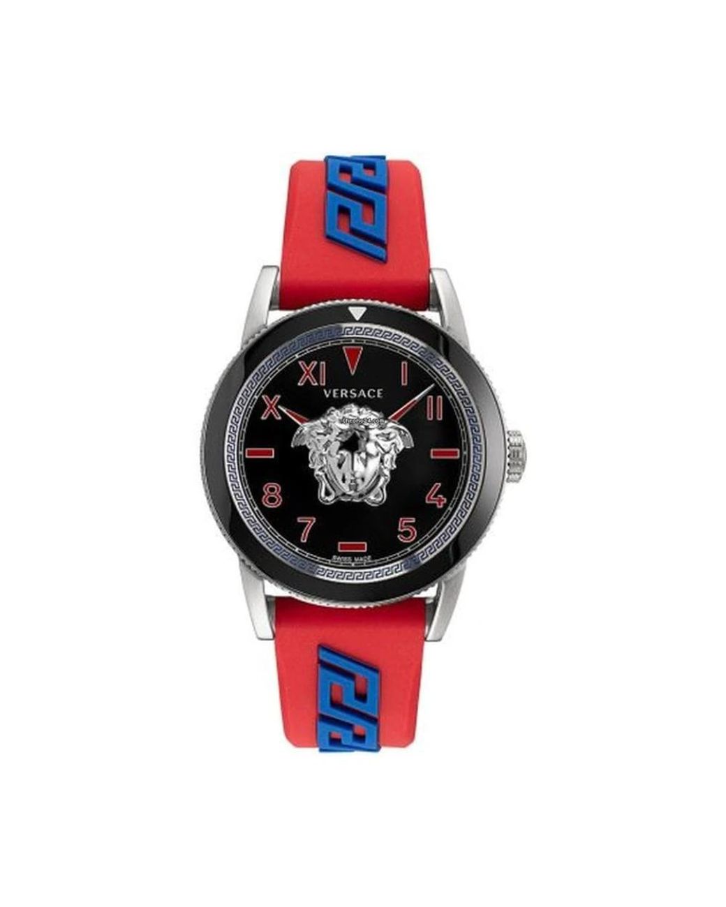 Versace V-Palazzo Horloge in het Red voor heren