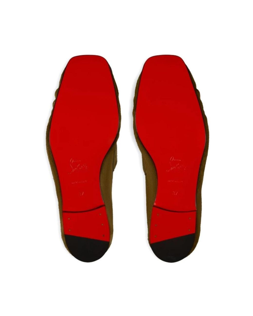 Christian Louboutin Green Loafers