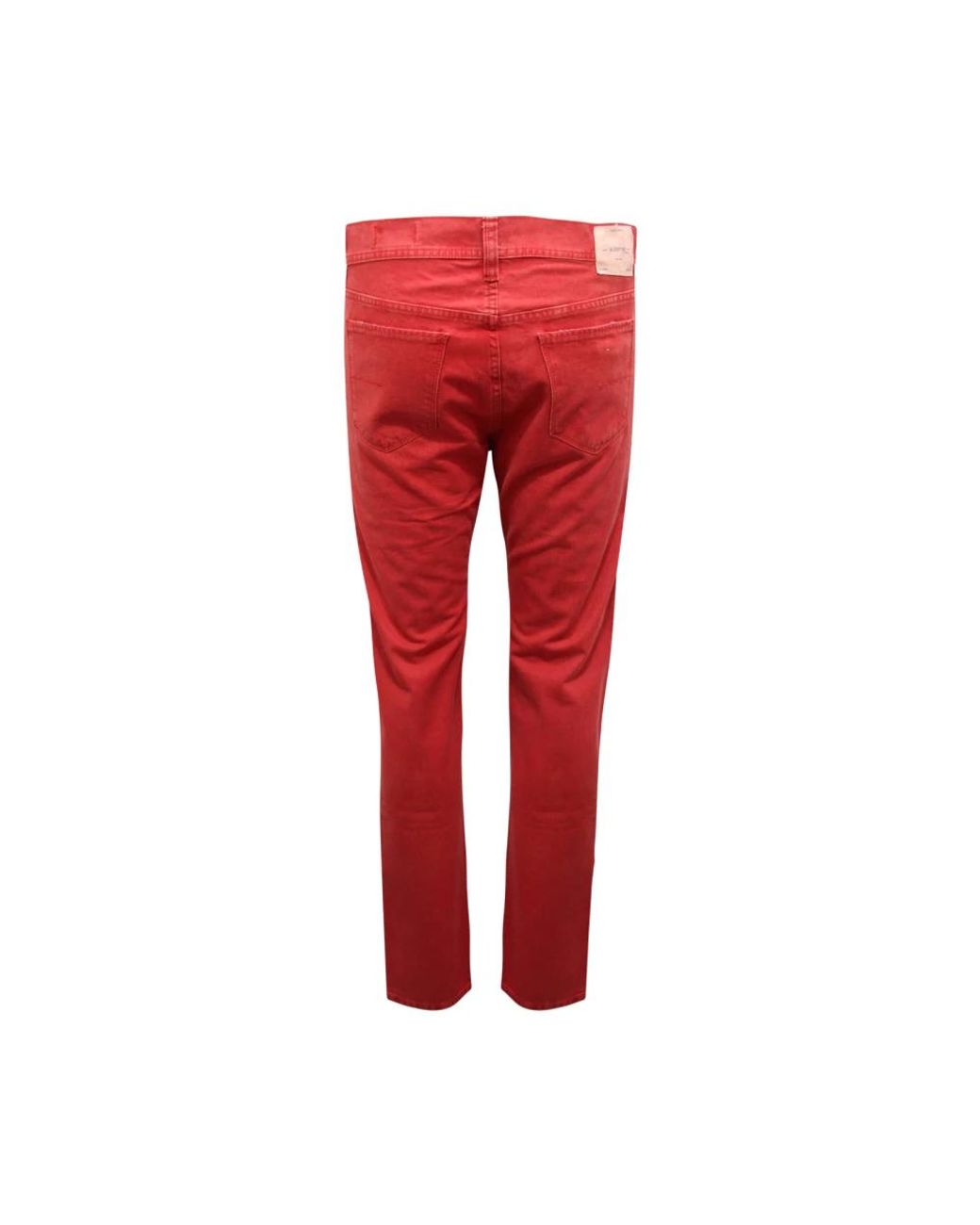 Grifoni Red Slim Fit Jeans for men