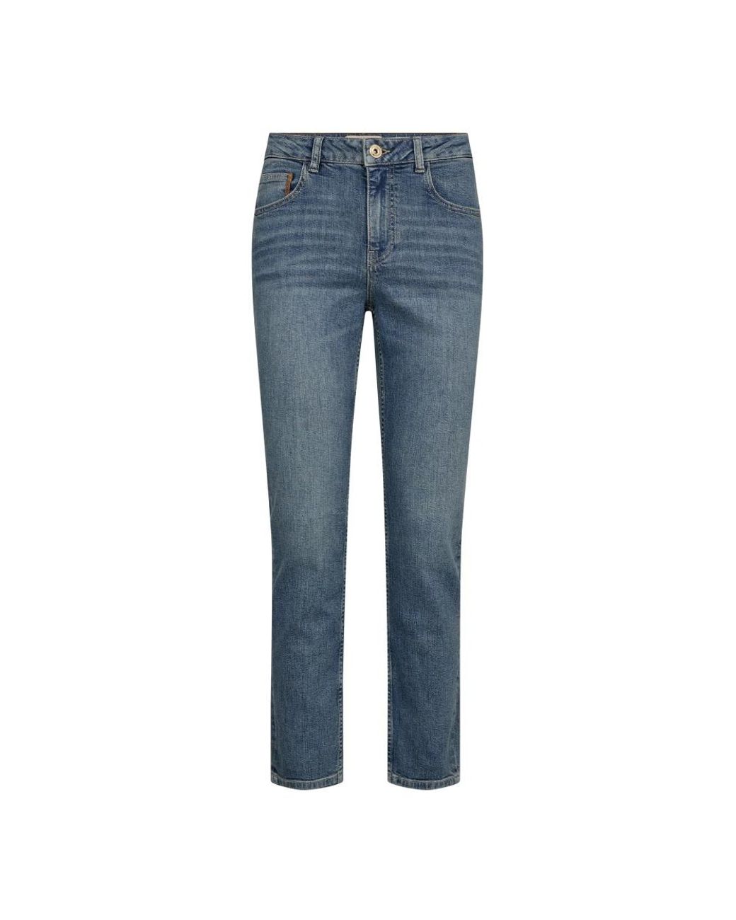 Mos Mosh Blue Cropped Jeans