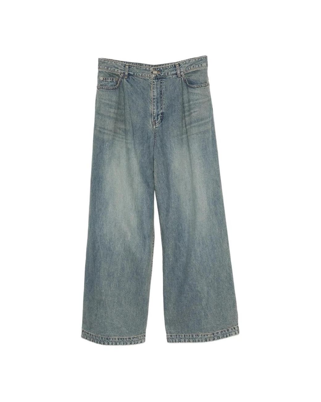 Juun.J Blue Wide Jeans for men