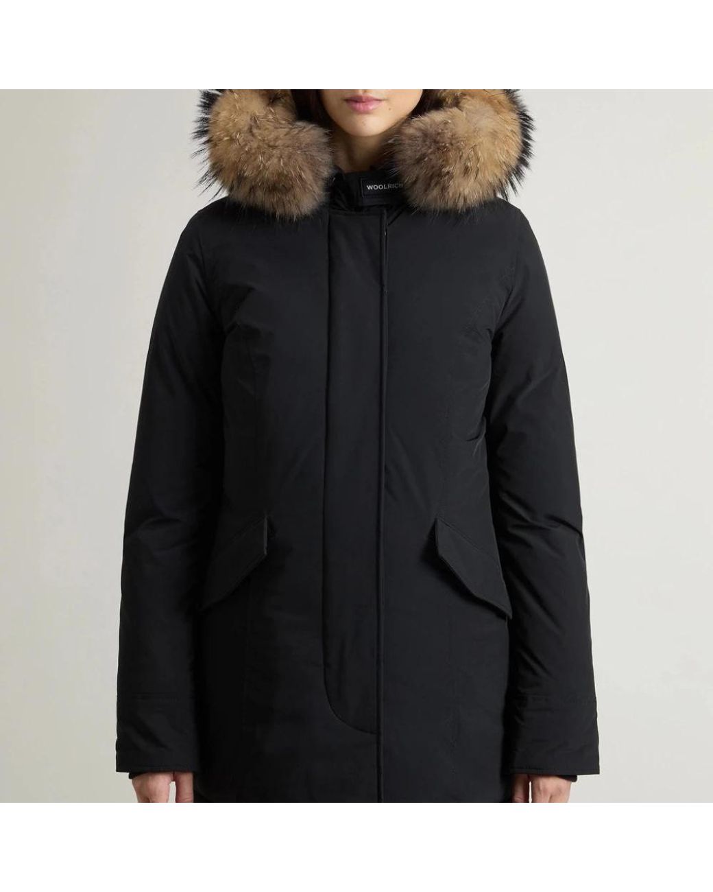 Woolrich Black Winter Jackets