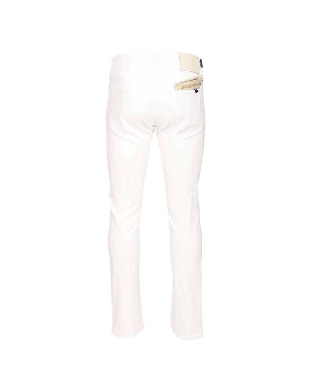 Jacob Cohen White Slim-Fit Jeans for men