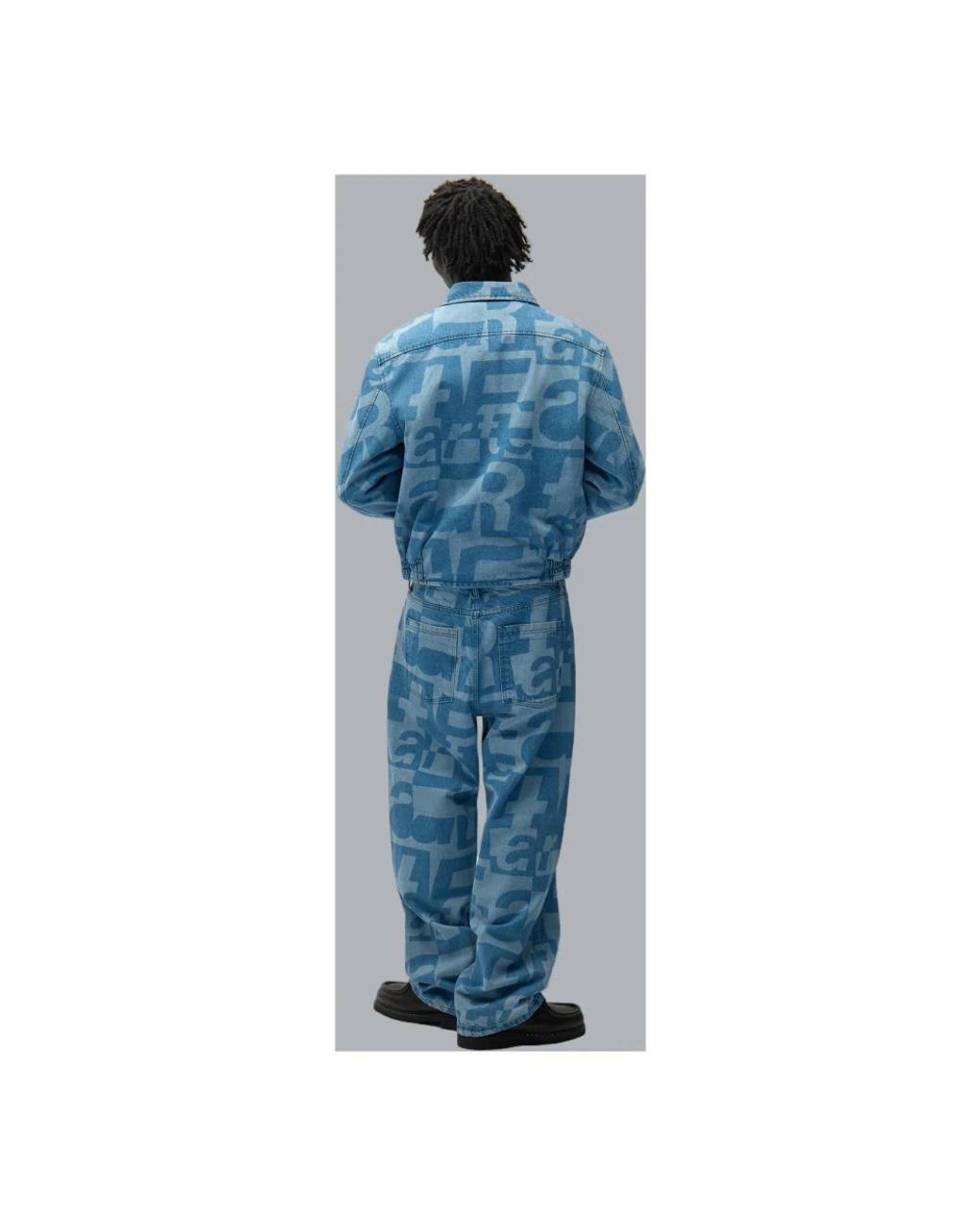 Arte' Blue Loose-Fit Jeans for men