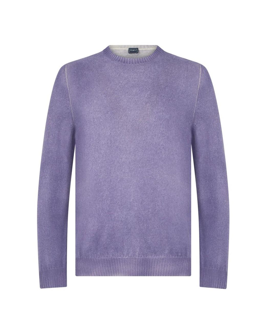 Fedeli Purple Cashmere Knitwear for men