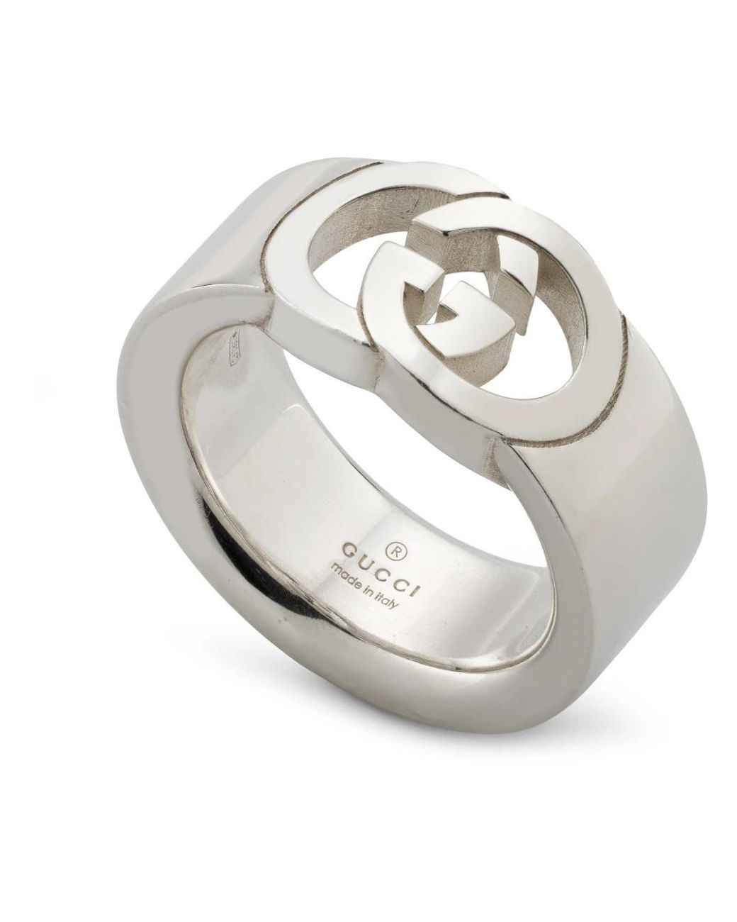 Gucci Accessoires ,Grijs ,Ringen in het Metallic