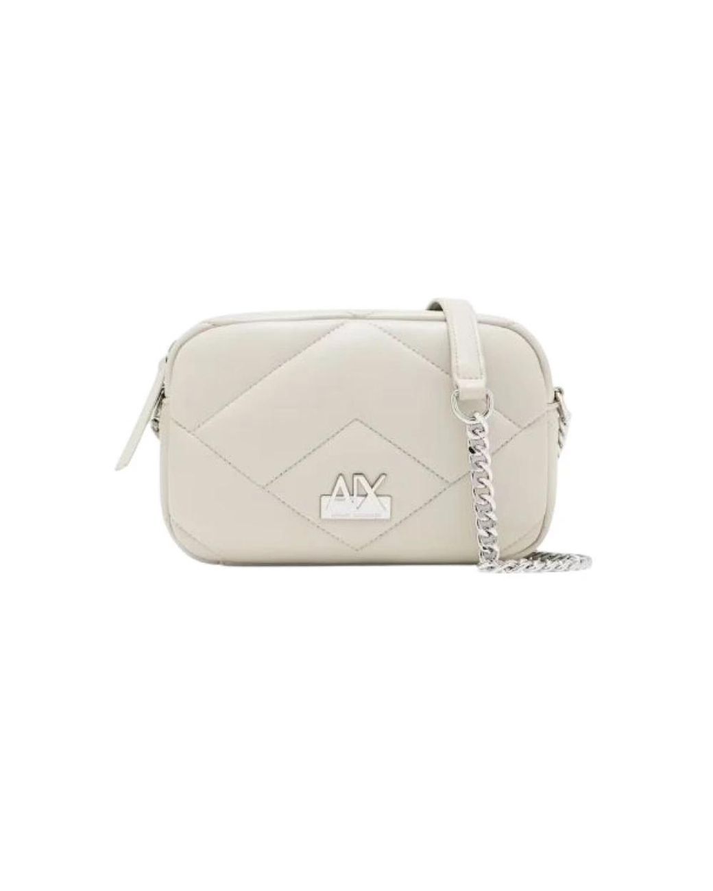 ARMANI EXCHANGE White Cross Body Bags