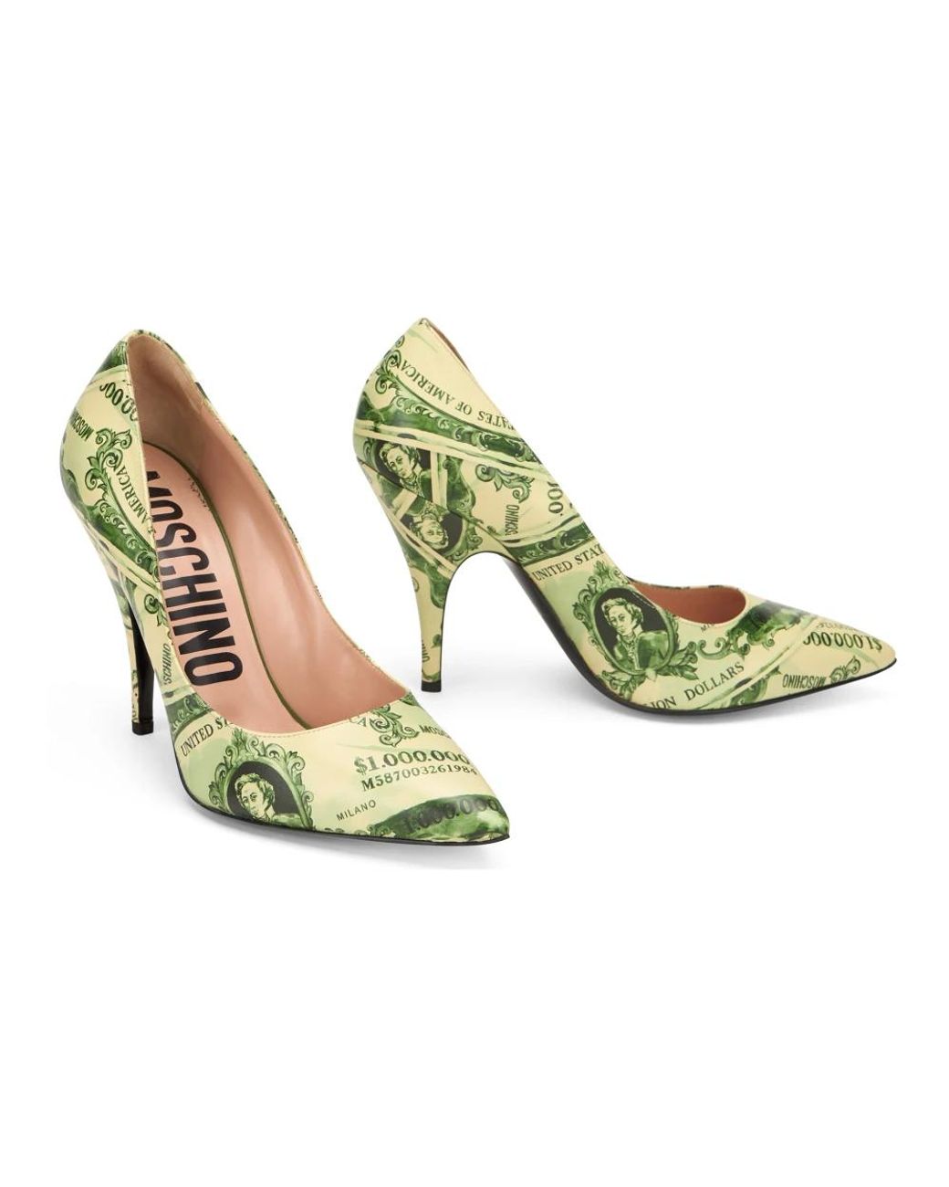 Moschino Green Pumps