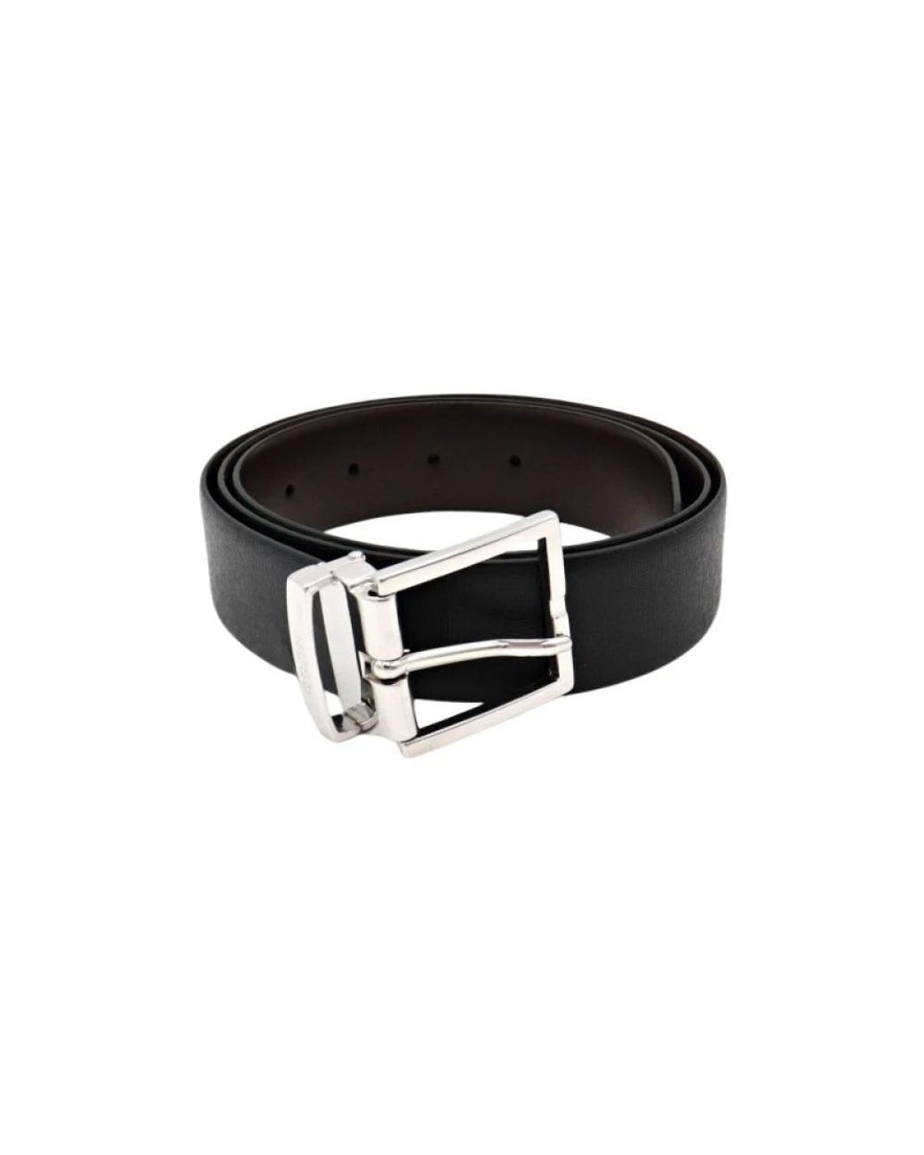 HUGO Accessoires ,Zwart ,Leer Giupi-S_Sr 35_Sp Reversible Riem in het Black voor heren