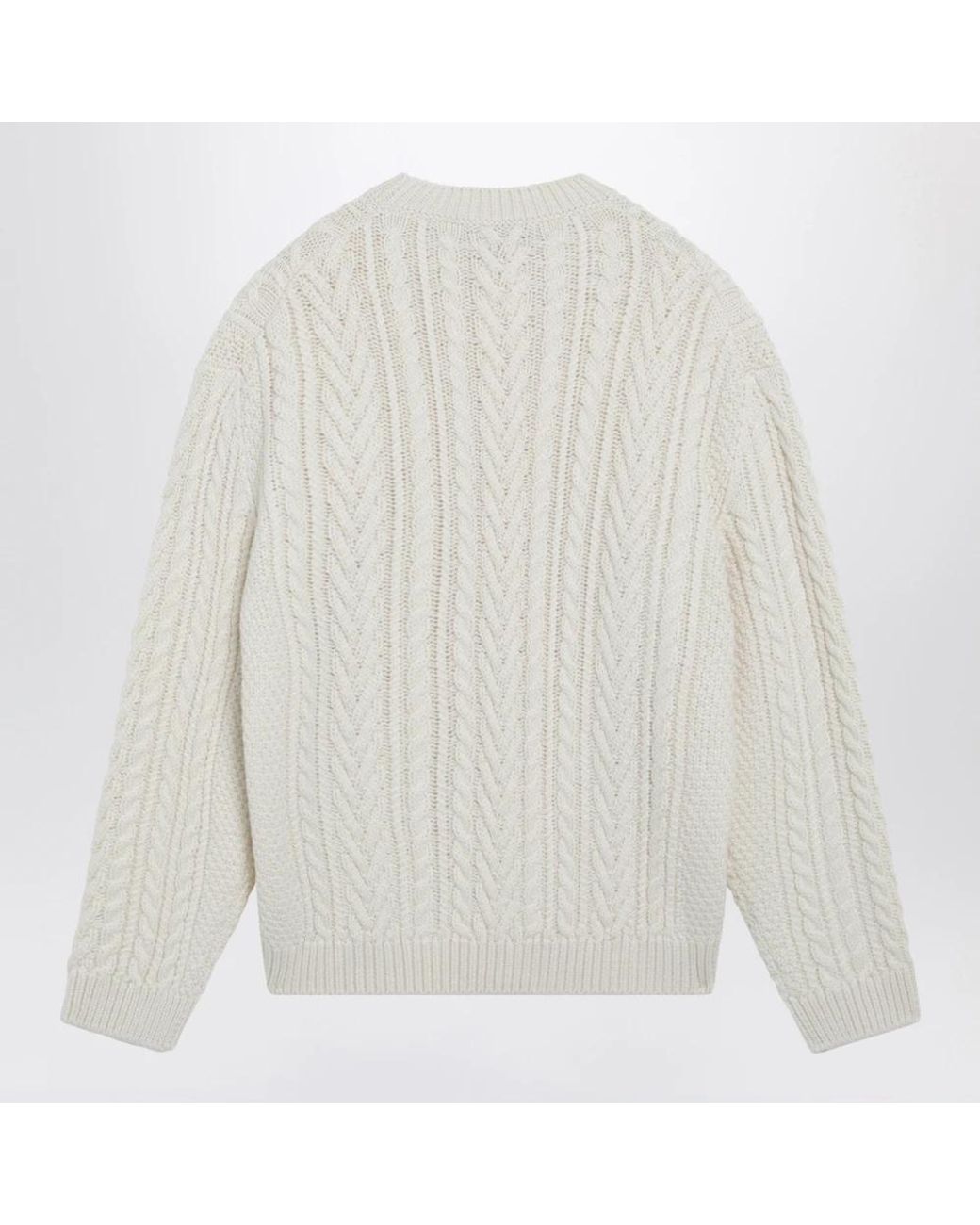 Loro Piana White Round-Neck Knitwear for men