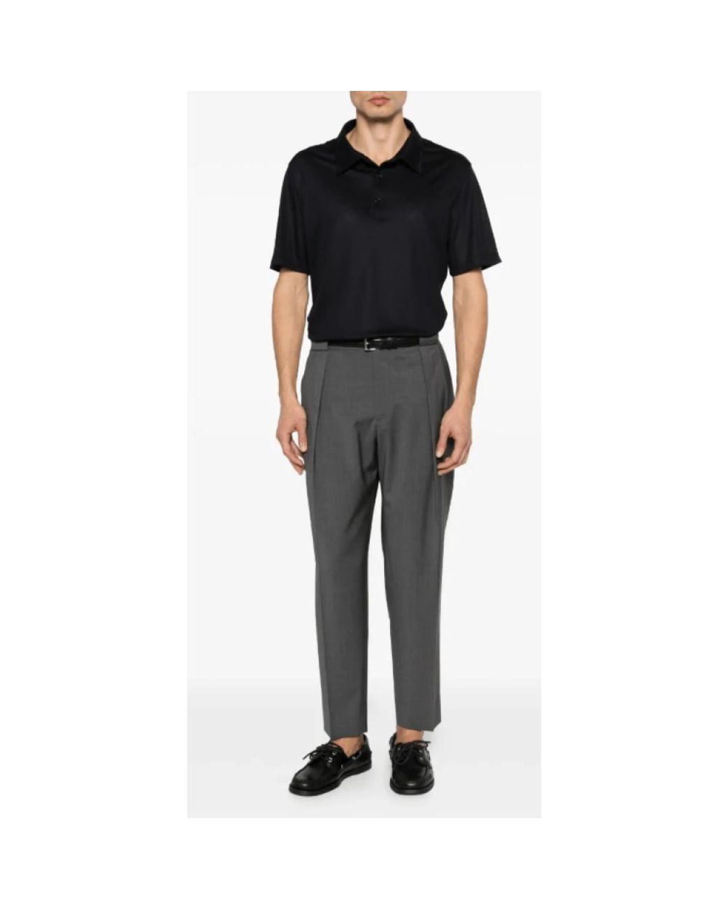 Brioni Black Polo Shirts for men