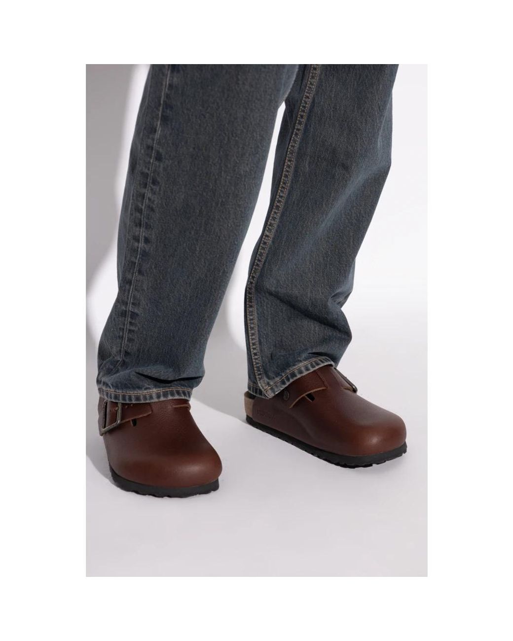 Birkenstock Brown Mules for men