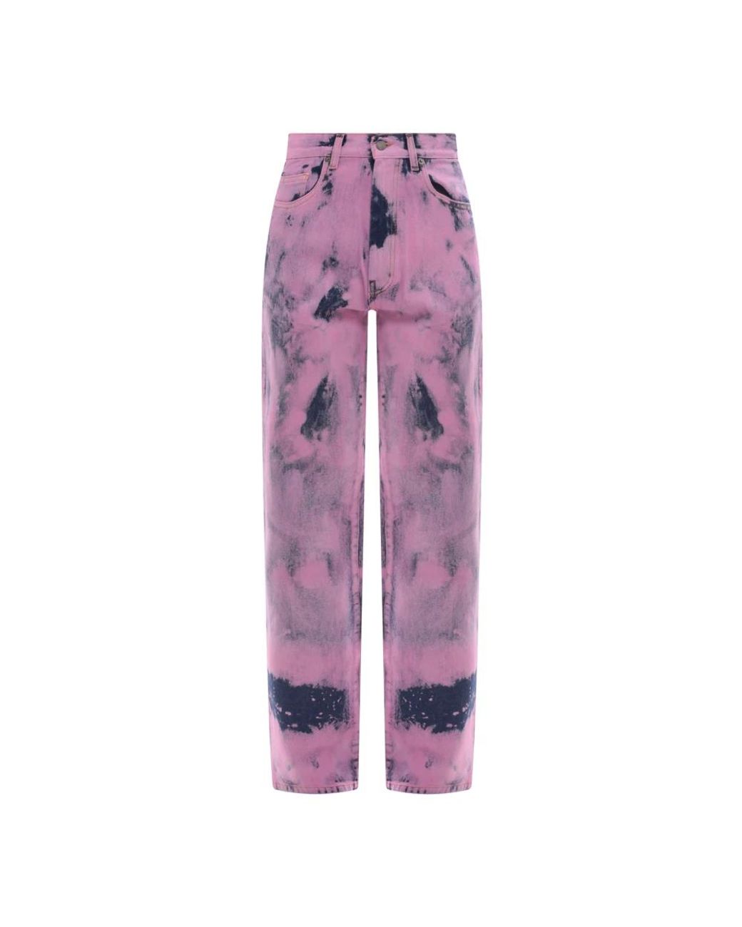 DARKPARK Purple Straight Trousers for men