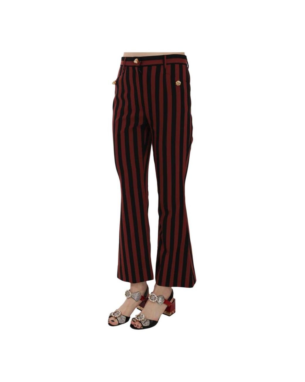 Dolce & Gabbana Brown Wide Trousers