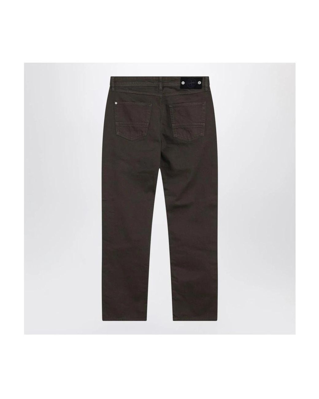 Stone Island Gray Straight Fit Jeans for men