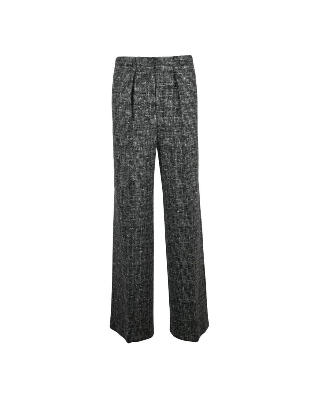 Max Mara Gray Wide Trousers