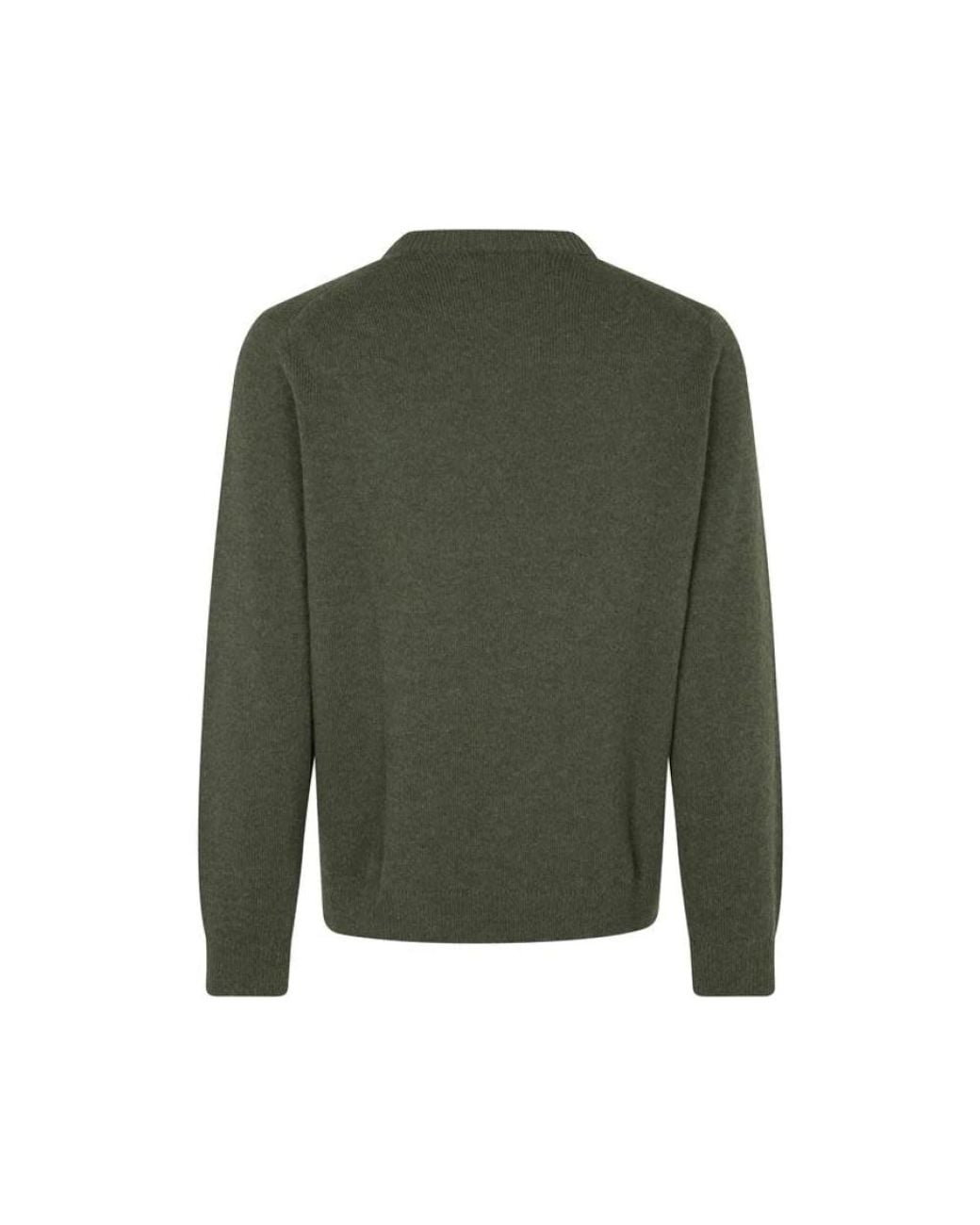 Samsøe & Samsøe Green Round-Neck Knitwear for men