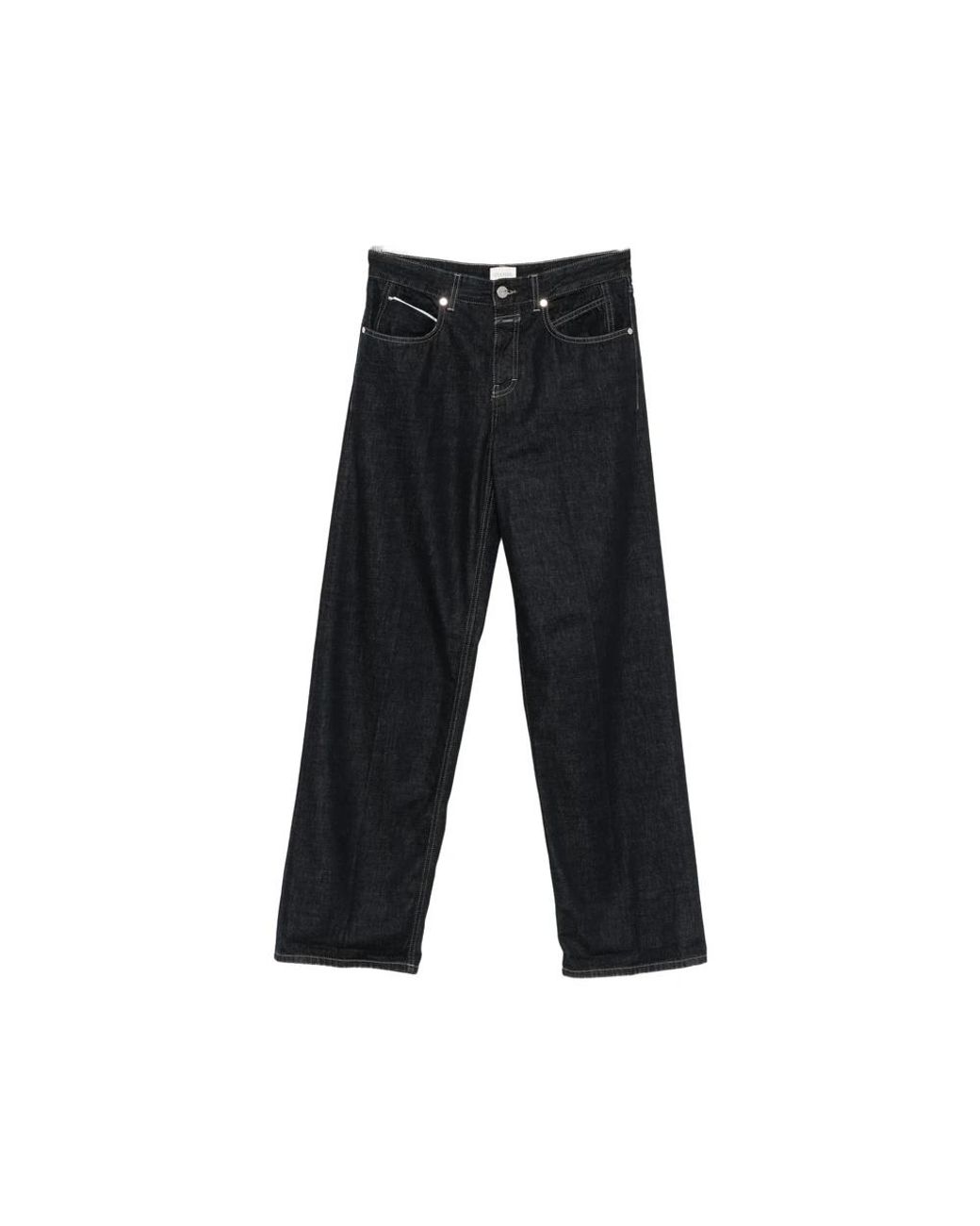 Closed Black Wide Jeans