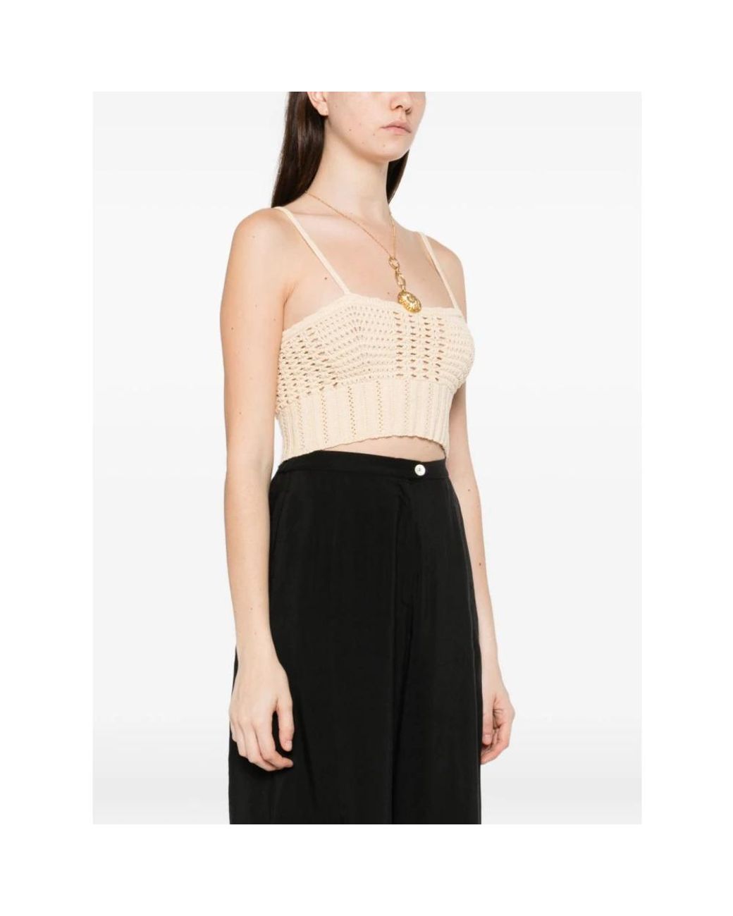 Forte_forte Natural Sleeveless Tops