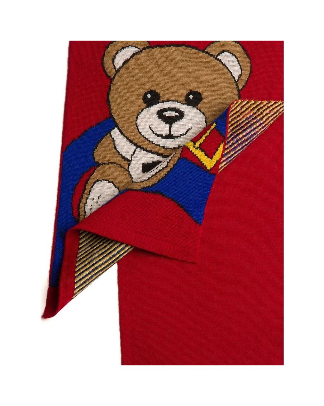 Moschino Red M2804 Schal