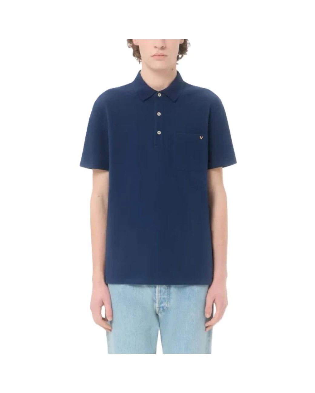Valentino Blue Polo Shirts for men