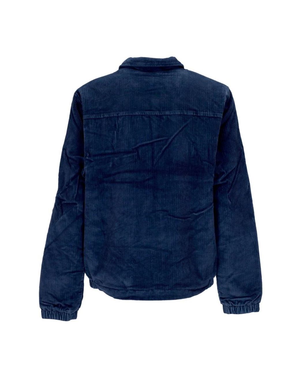 Element Jassen ,Blauw ,Katoen Sherpa Gevoerde Ribfluwelen Jas Moonlit Ocean in het Blue voor heren