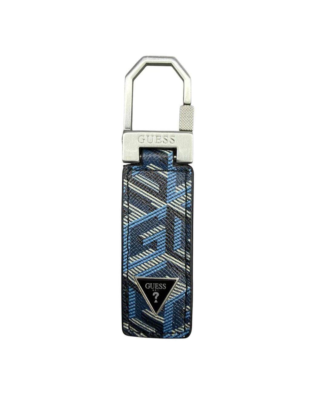Guess Blue Keychains for men
