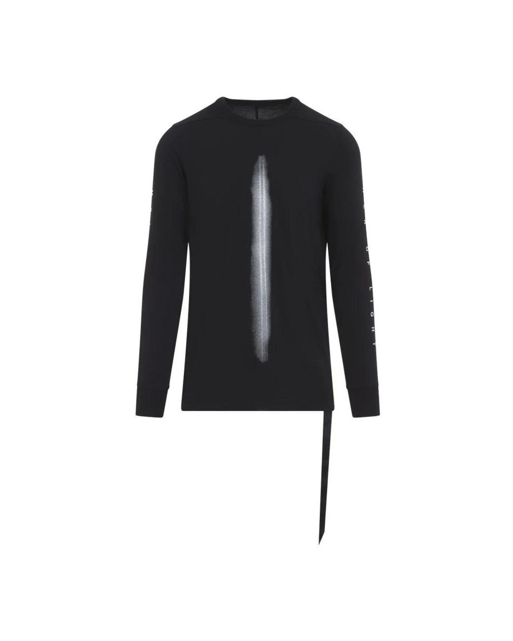Rick Owens Black Long Sleeve T-Shirts for men