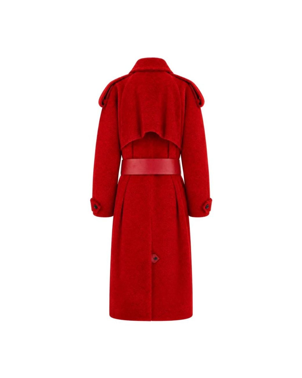 Lanvin Red Belted Coats