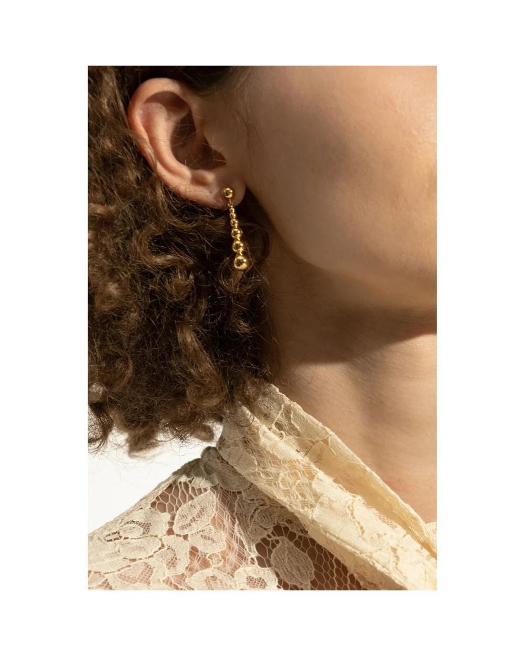 Earrings LIE STUDIO en coloris Metallic