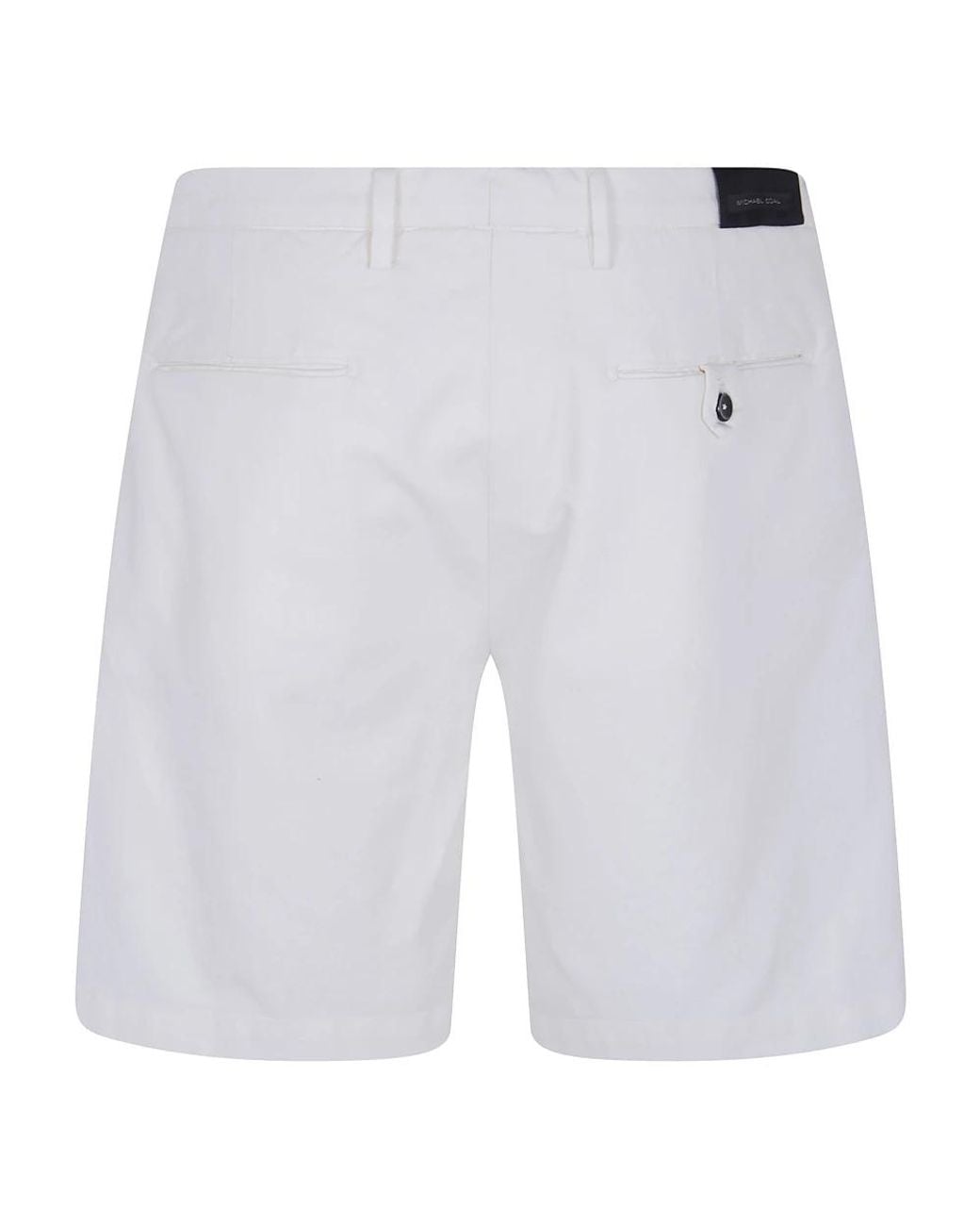 Michael Coal White Casual Shorts for men