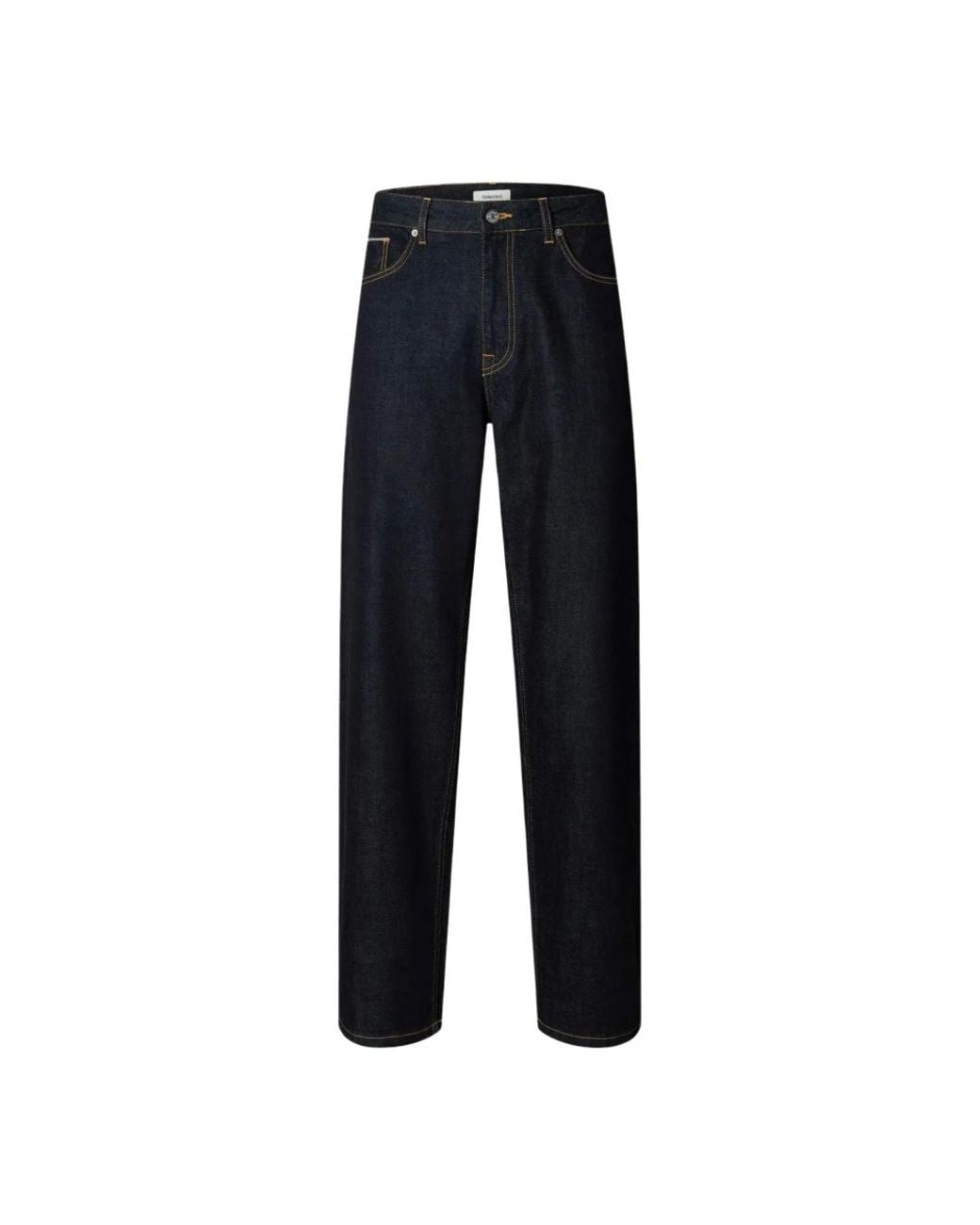 SELECTED Blue Loose Fit Jeans for men
