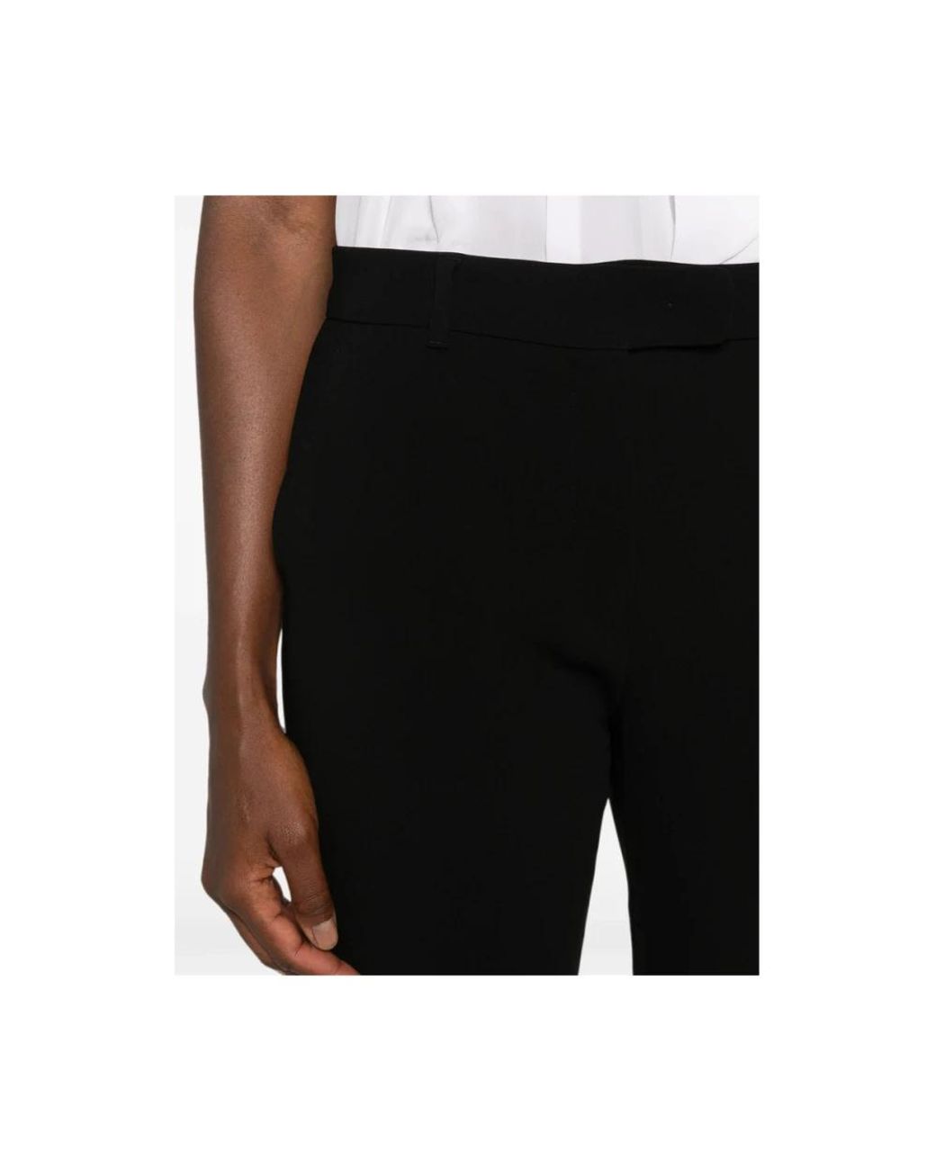 Max Mara Black Slim-Fit Trousers