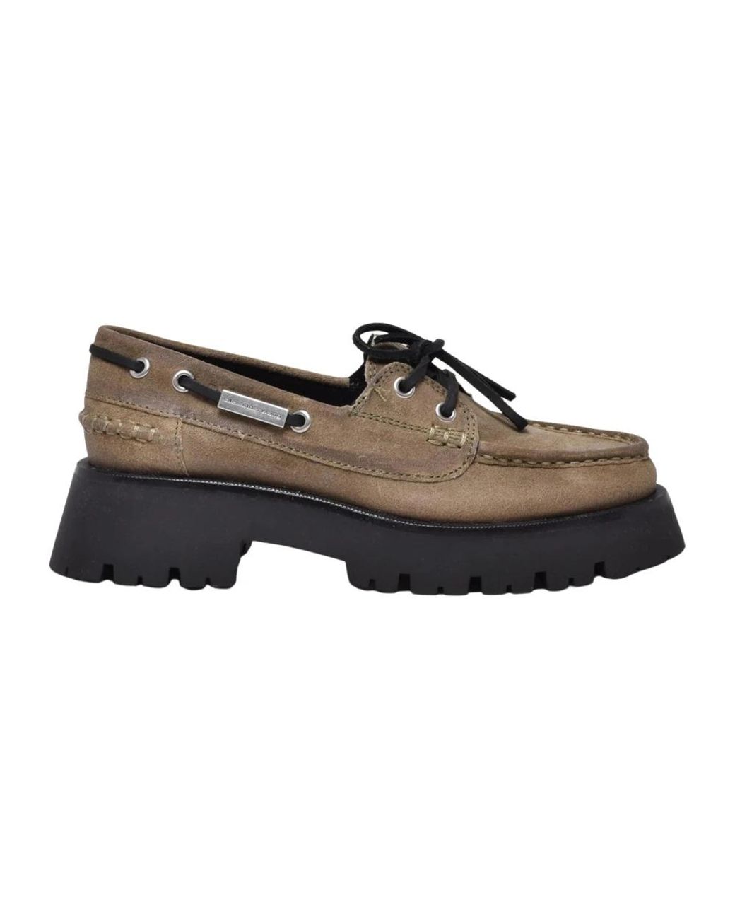 Alexander Wang Brown Boat Shoes