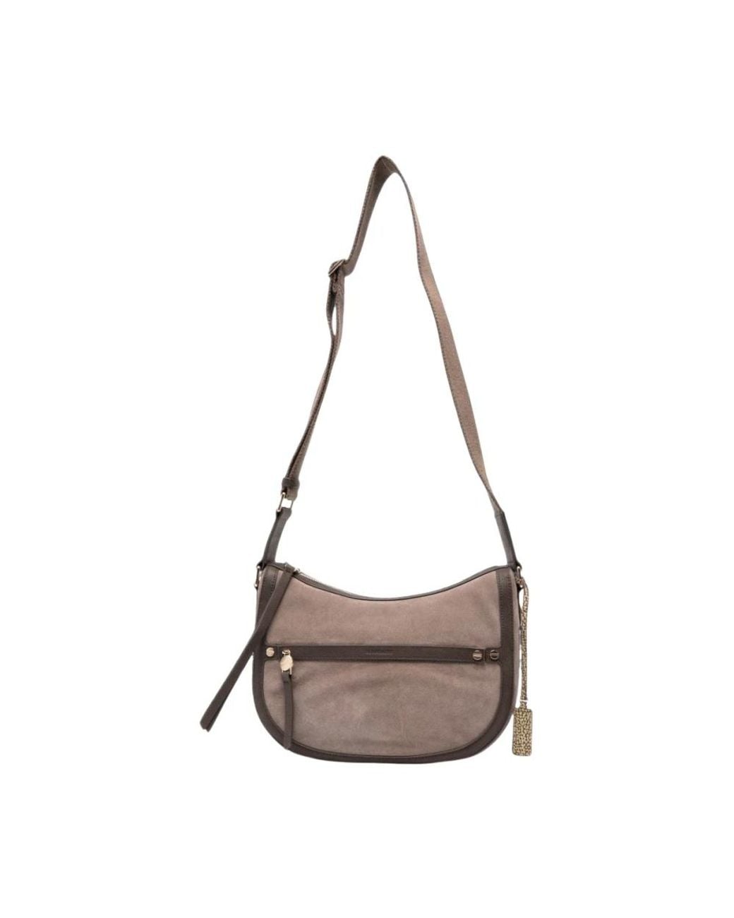 Borbonese Brown Luna Bag Small