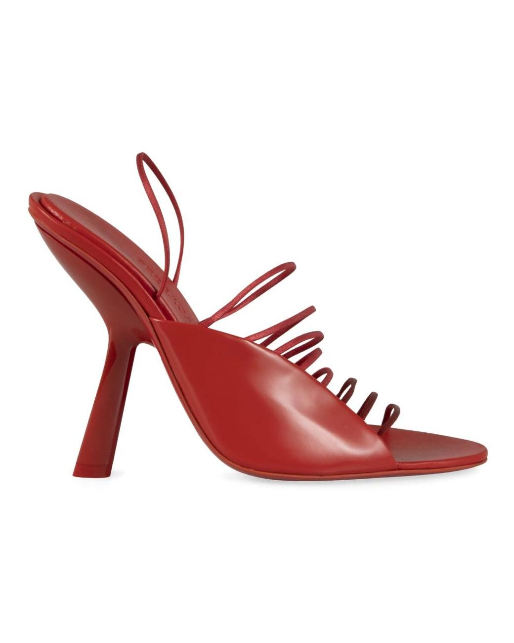 Ferragamo Red High Heel Sandals