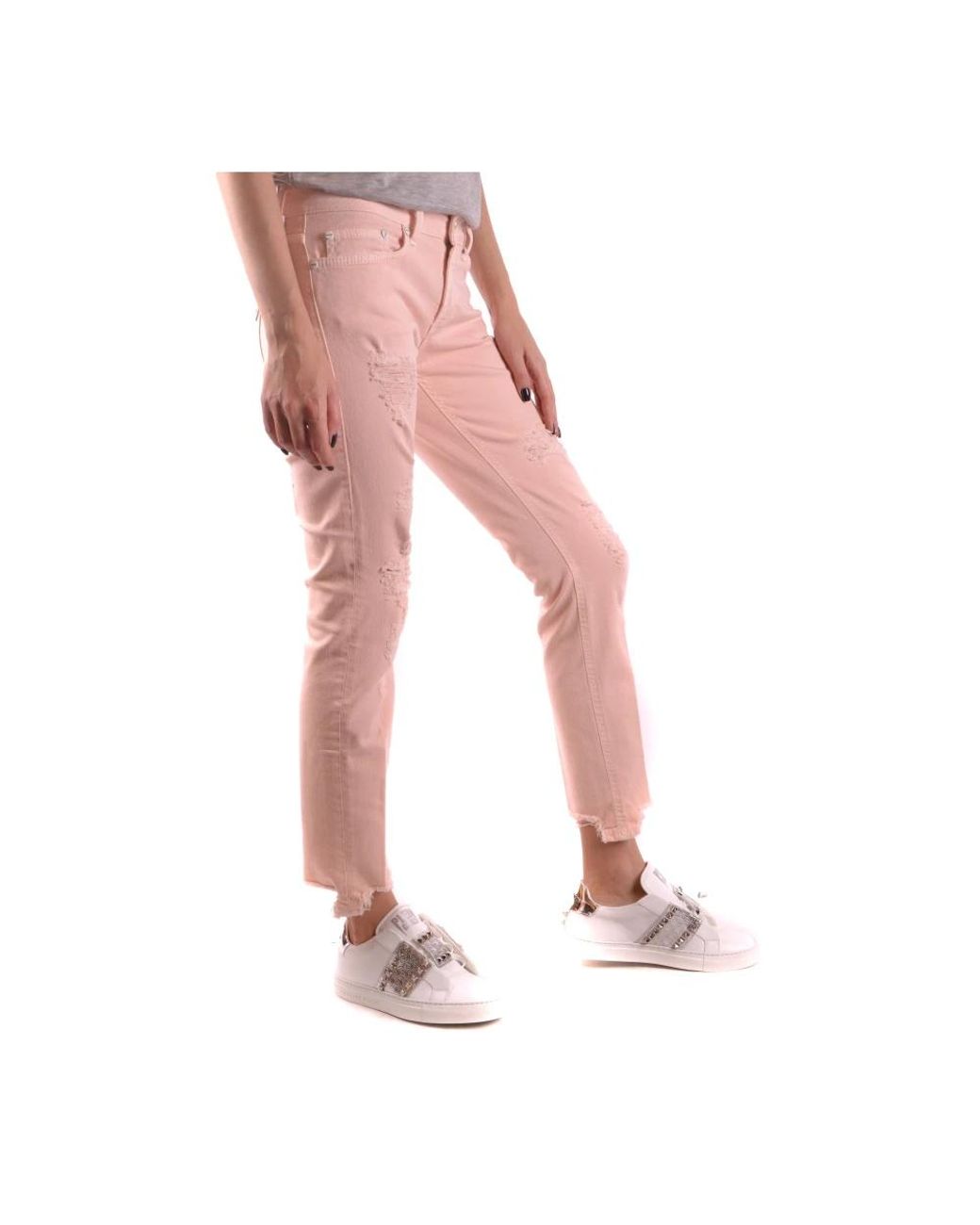 Dondup Pink Slim Fit Jeans